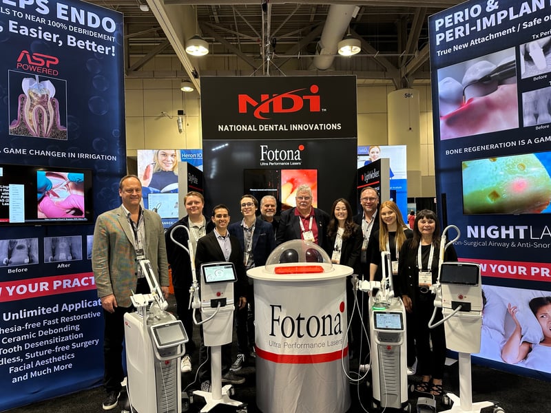 NDI team at a trade show